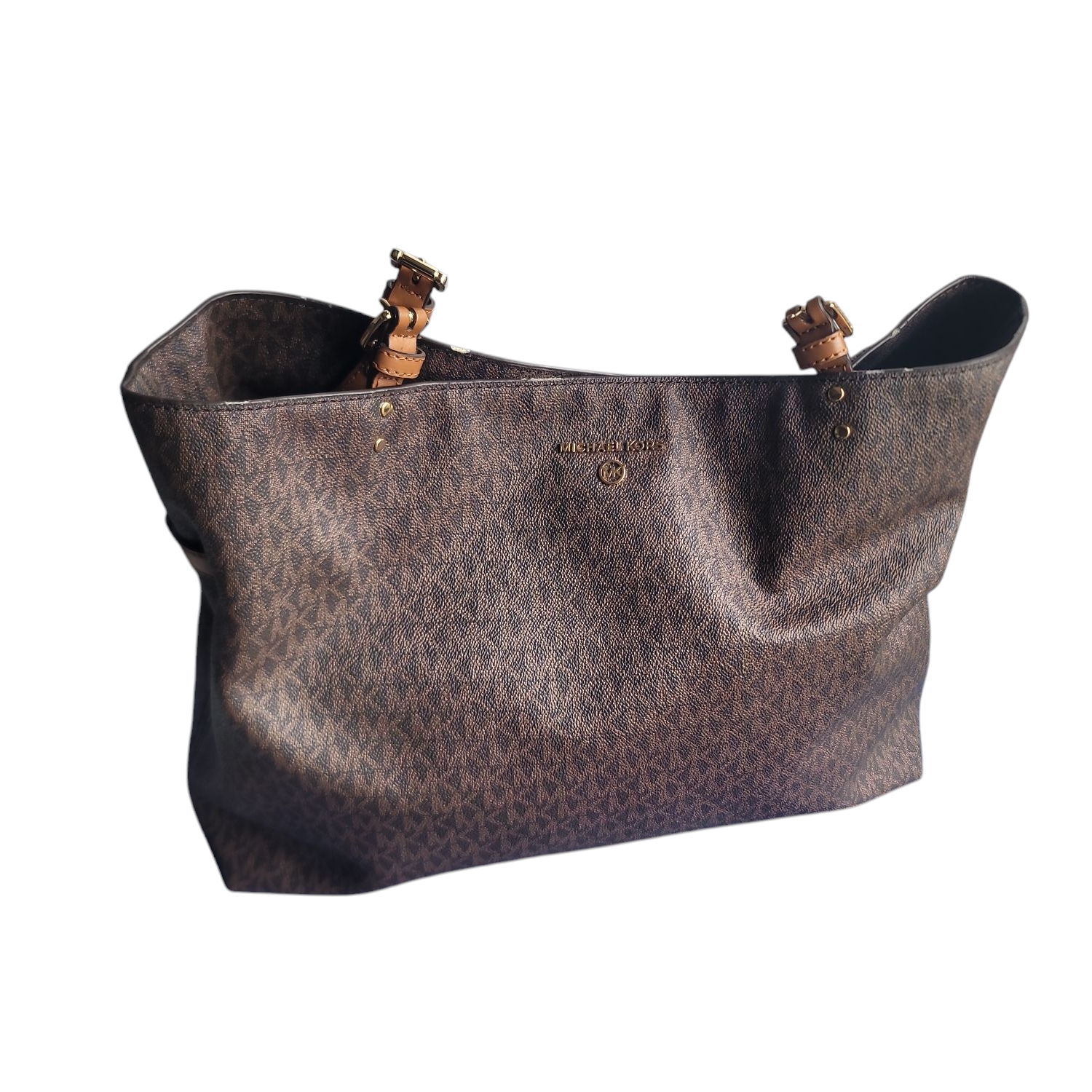 Like New Michael Kors Lenox Brown Tote Bag